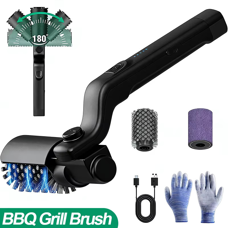 VultraGrill electric barbecue cleaning brush offer visual